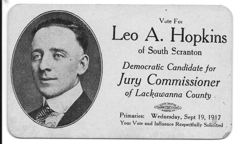 Leo Hopkins Campaign Card