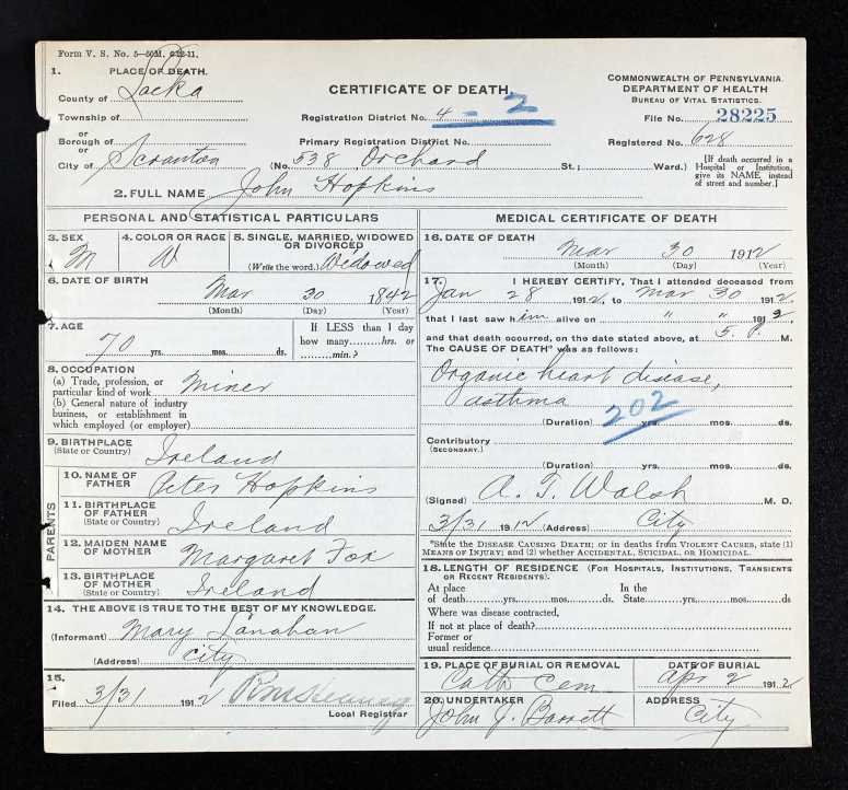 1912 PA Death Certificate - John Hopkins.jpg